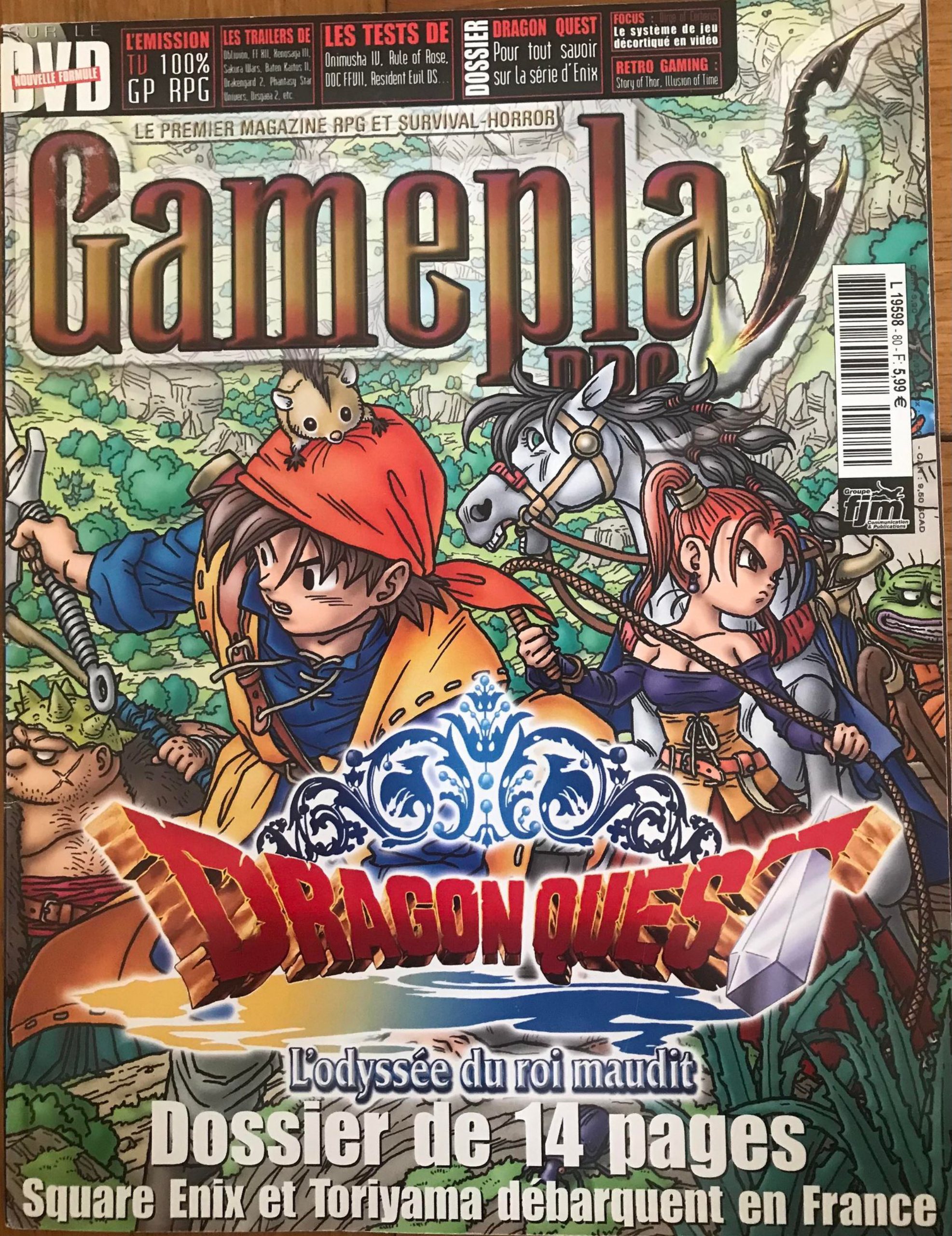 Première page de gameplayrpg numero80