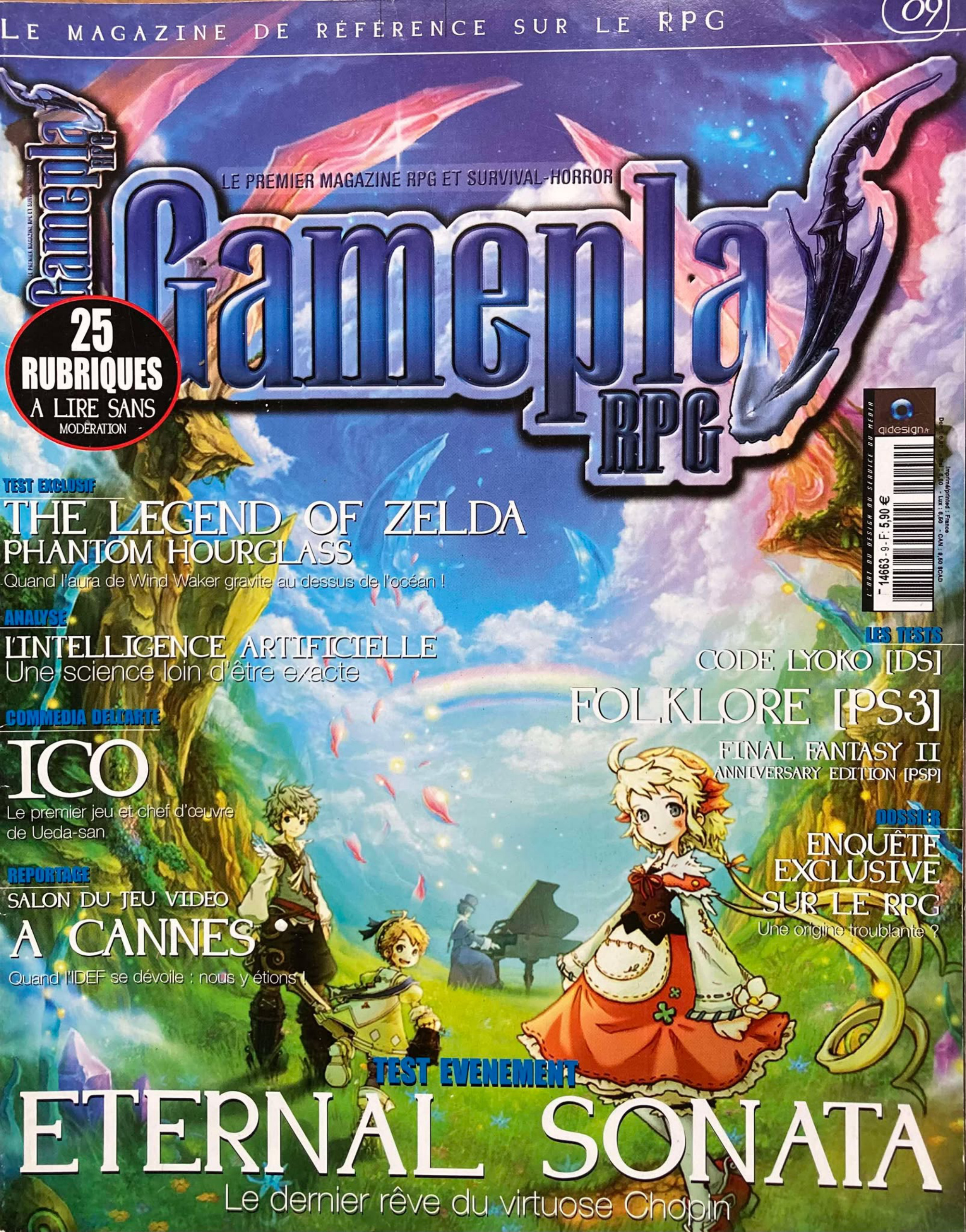 Première page de gameplayrpg numeron09