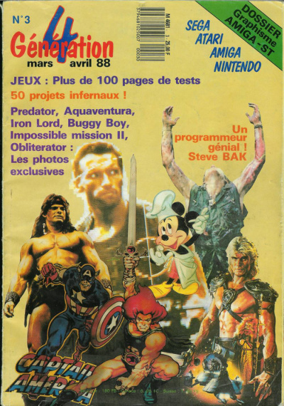 Première page de generation4 numero003