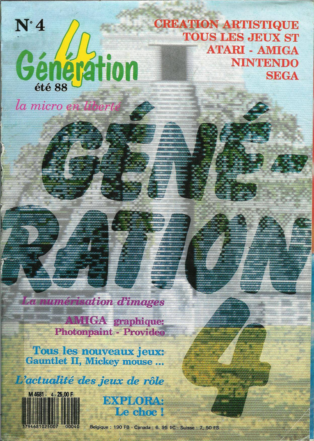 Première page de generation4 numero004