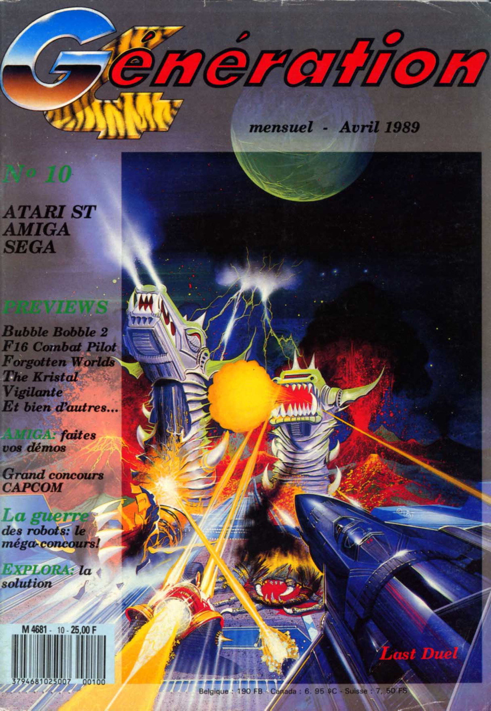Première page de generation4 numero010