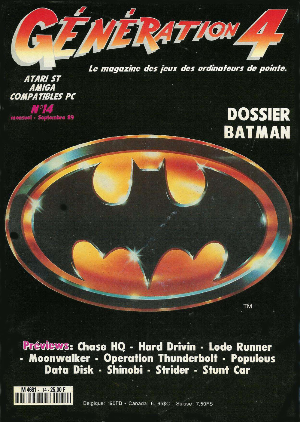 Première page de generation4 numero014