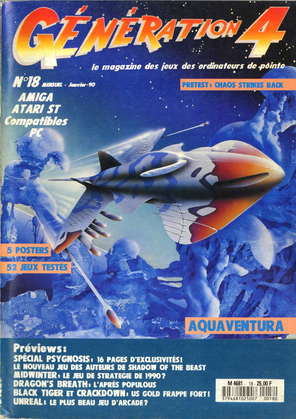 Première page de generation4 numero018