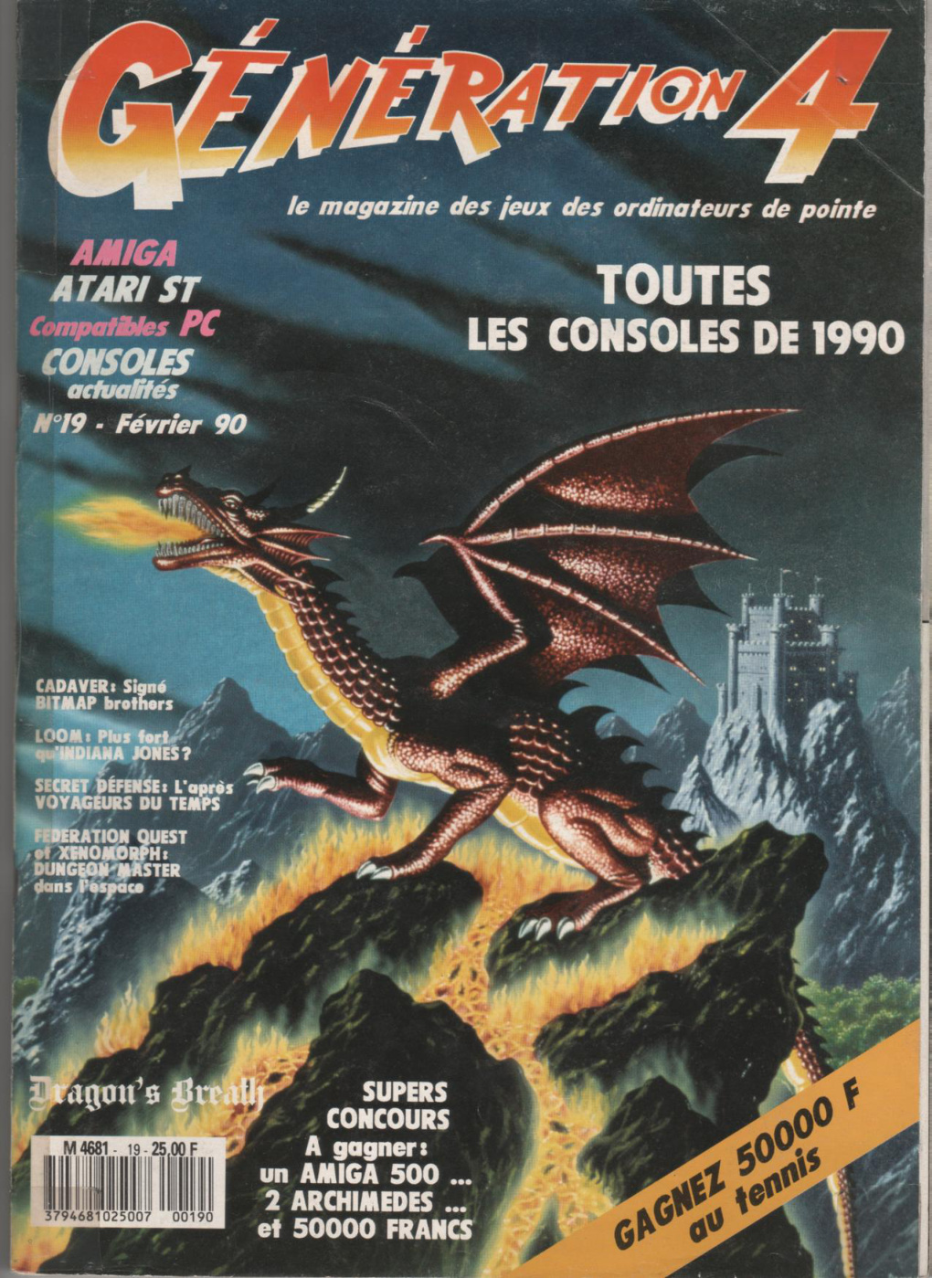 Première page de generation4 numero019