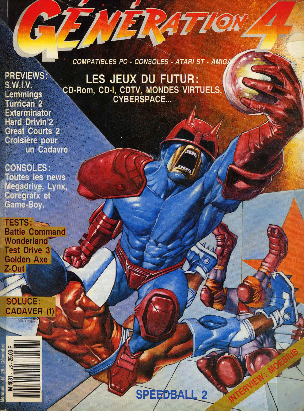 Première page de generation4 numero028