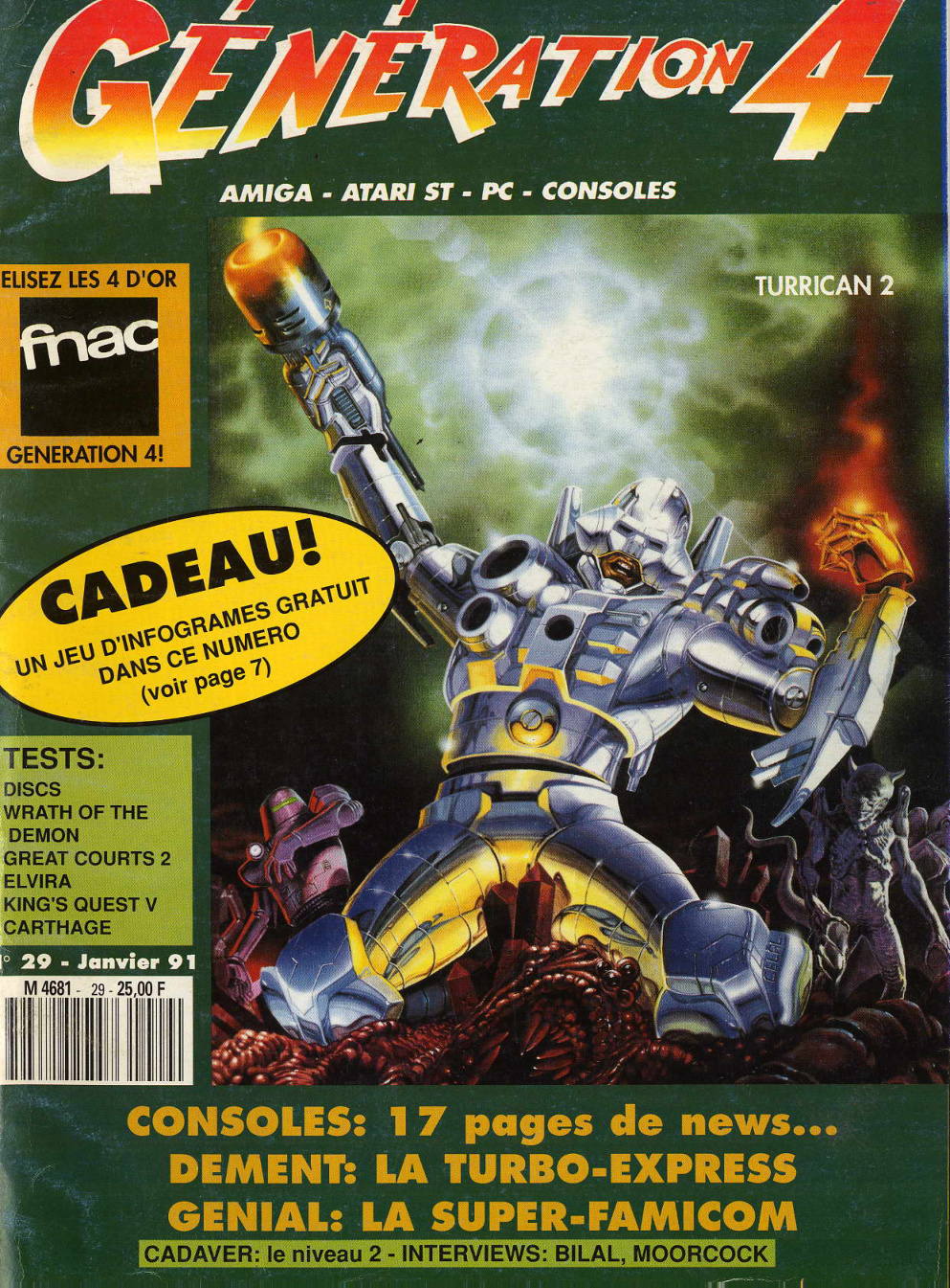 Première page de generation4 numero029