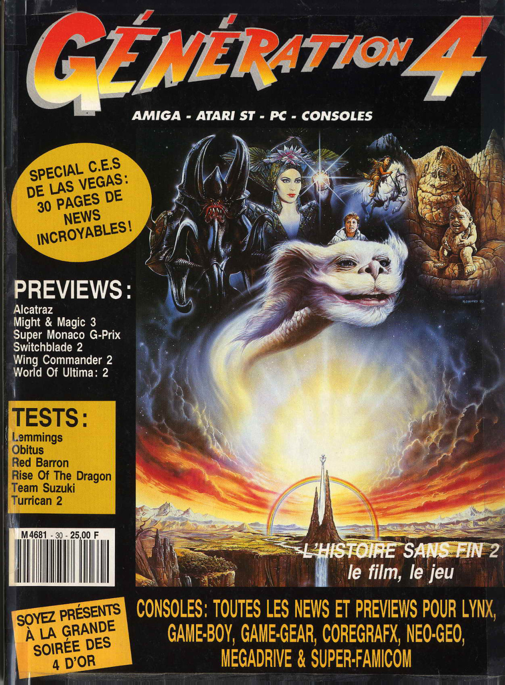 Première page de generation4 numero030