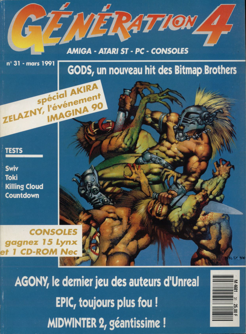 Première page de generation4 numero031