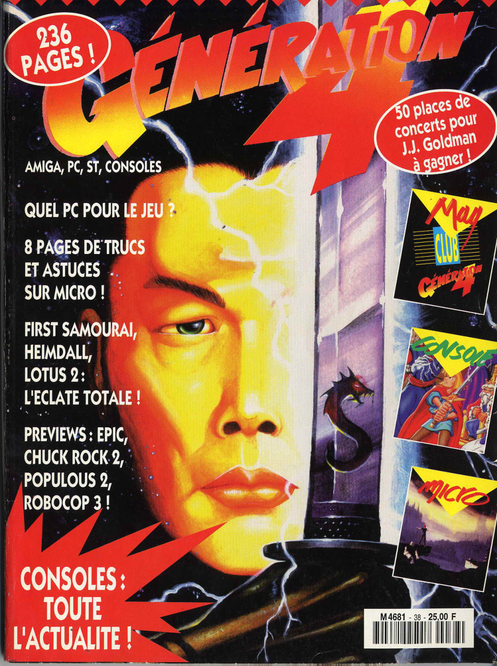 Première page de generation4 numero038