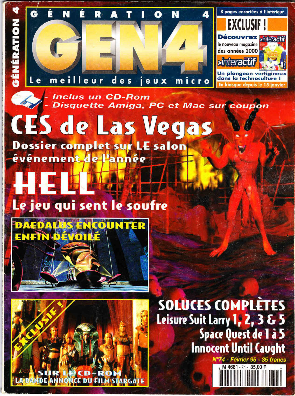 Première page de generation4 numero074