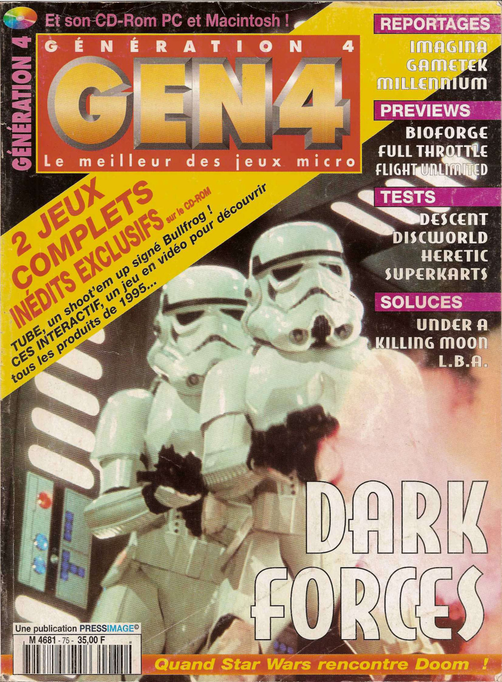 Première page de generation4 numero075