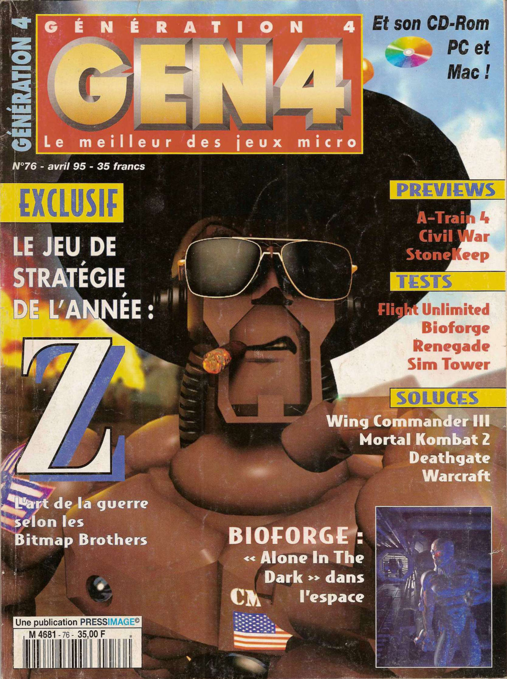 Première page de generation4 numero076