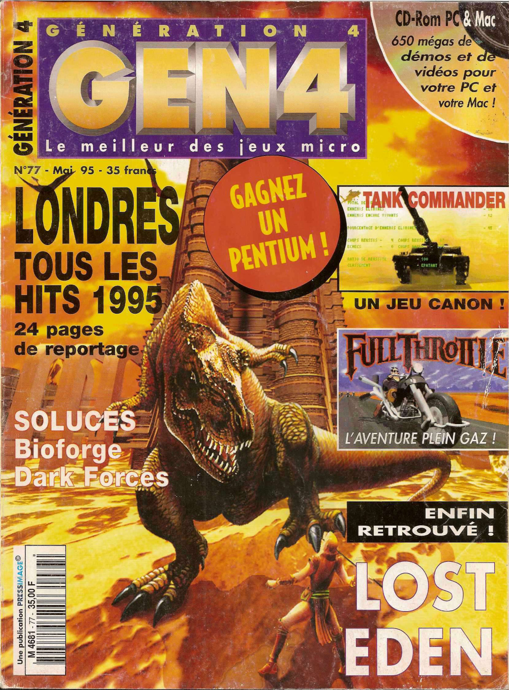 Première page de generation4 numero077