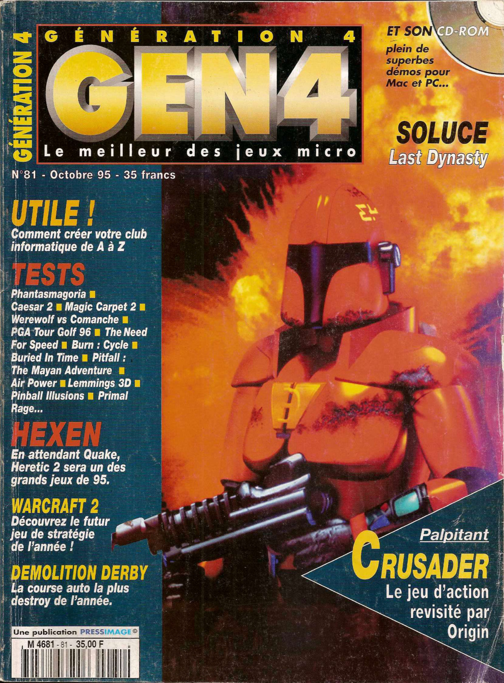 Première page de generation4 numero081