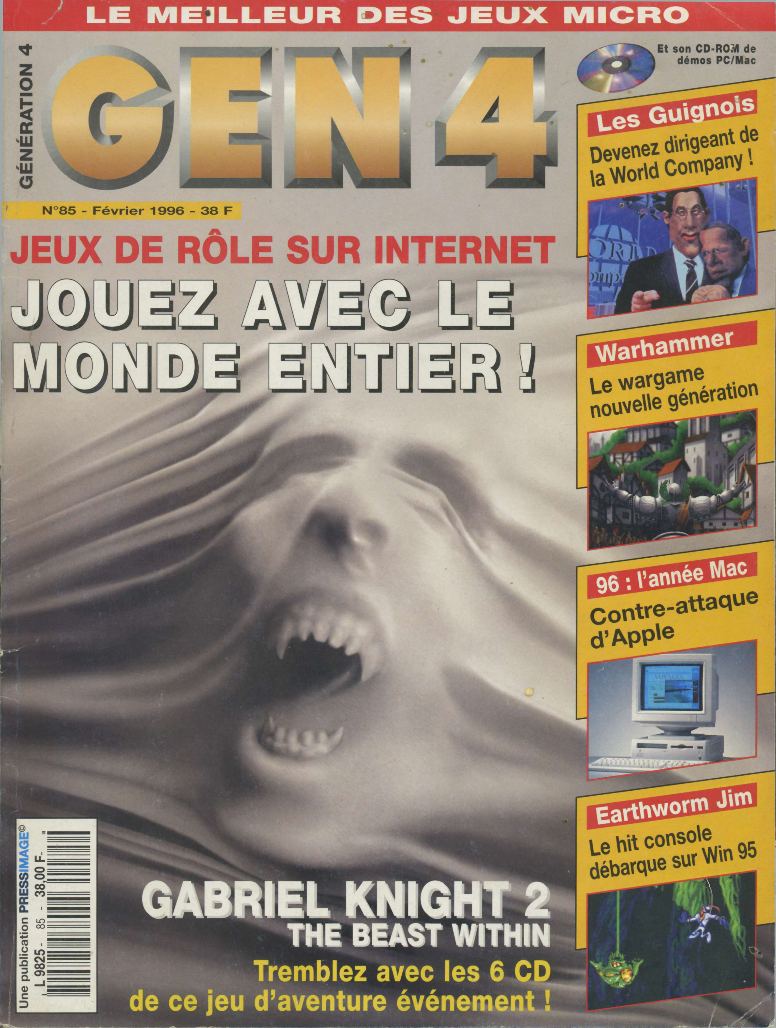 Première page de generation4 numero085