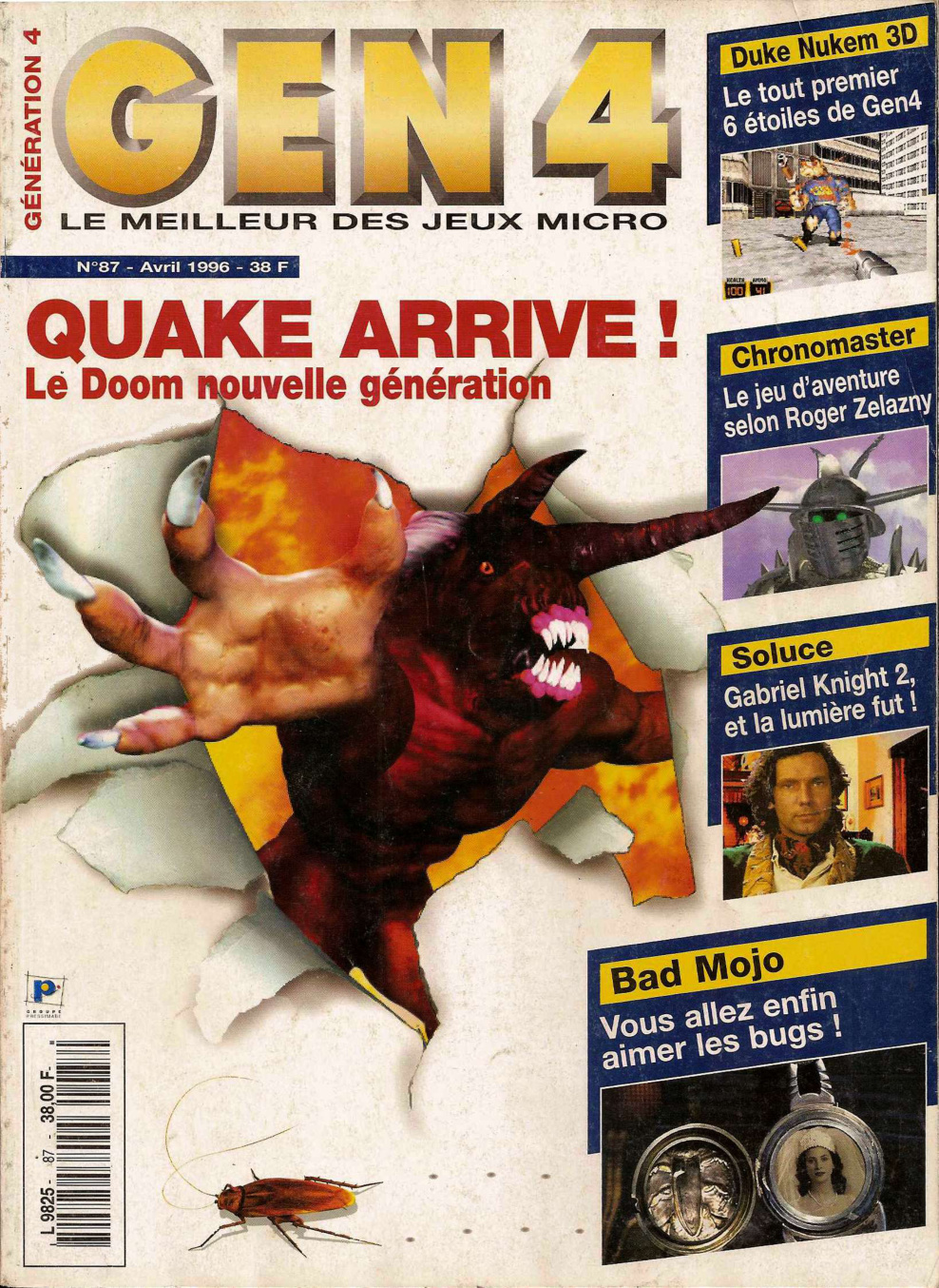 Première page de generation4 numero087