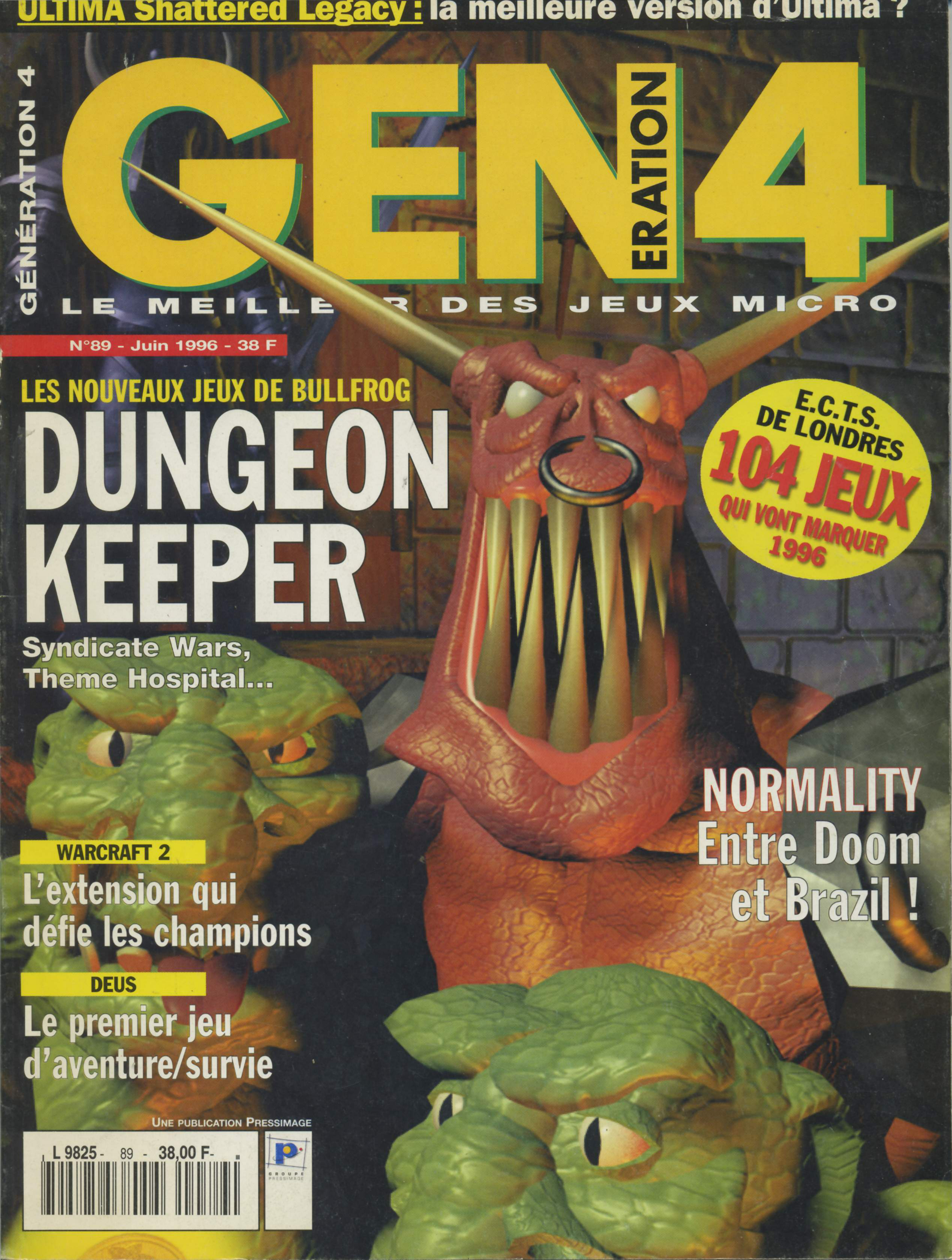 Première page de generation4 numero089