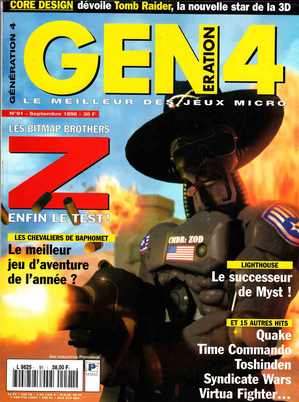 Première page de generation4 numero091