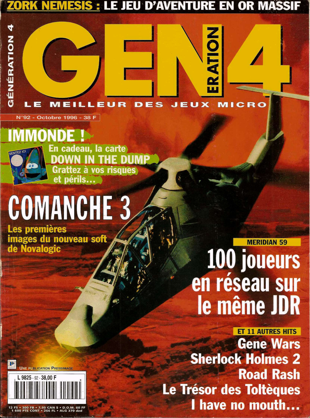 Première page de generation4 numero092
