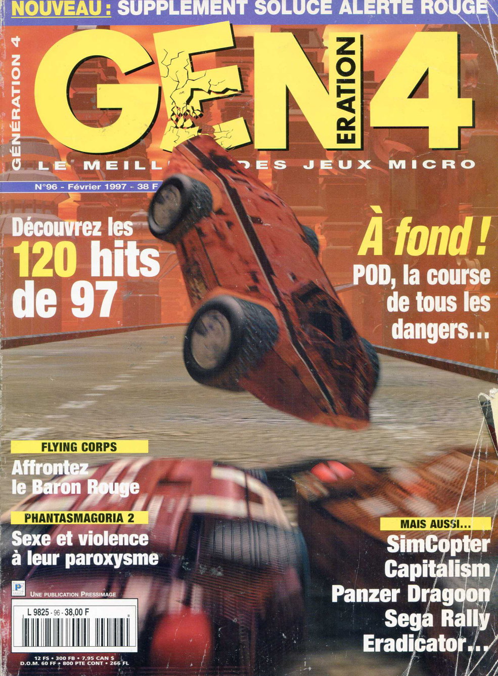 Première page de generation4 numero096