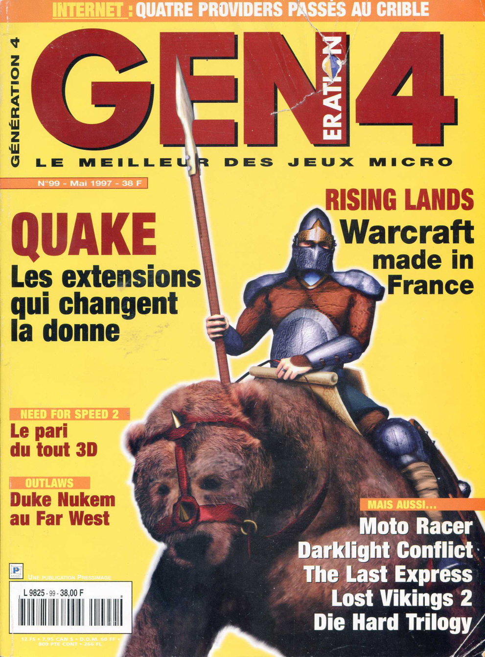 Première page de generation4 numero099