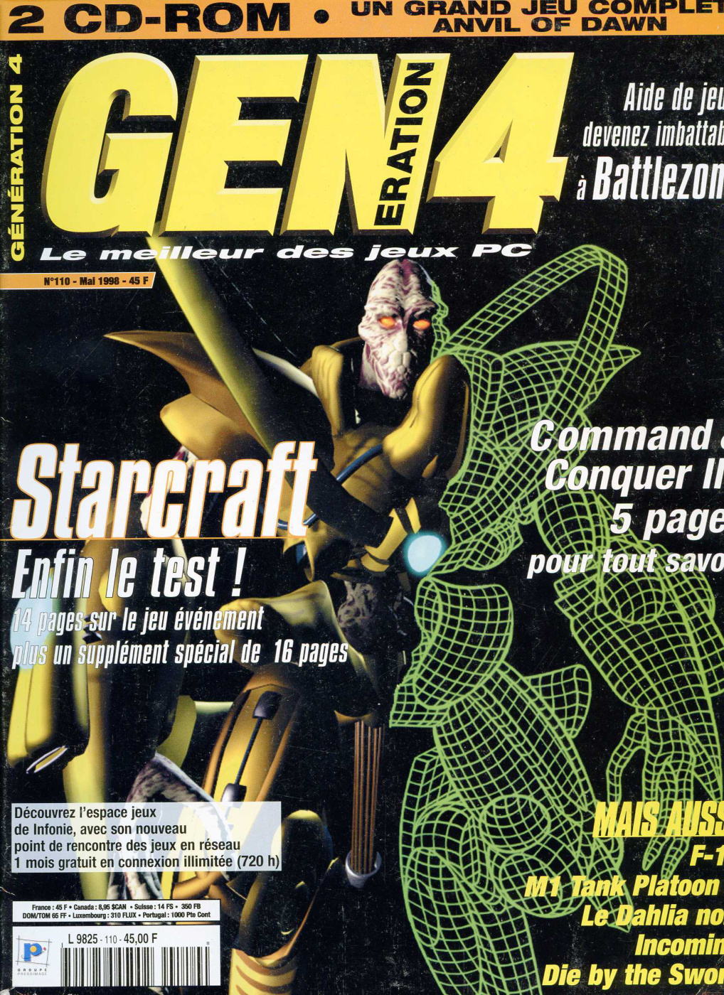 Première page de generation4 numero110