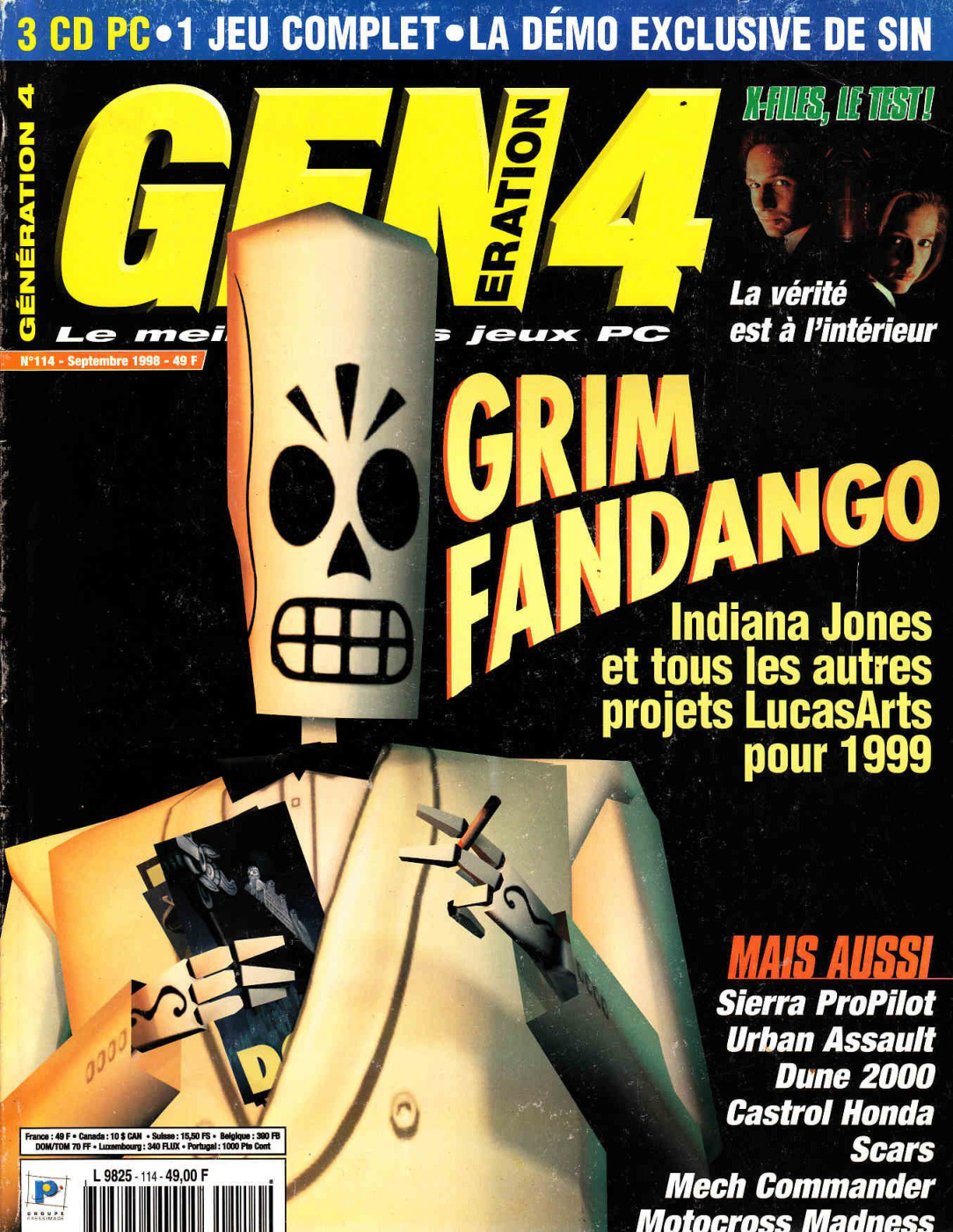 Première page de generation4 numero114