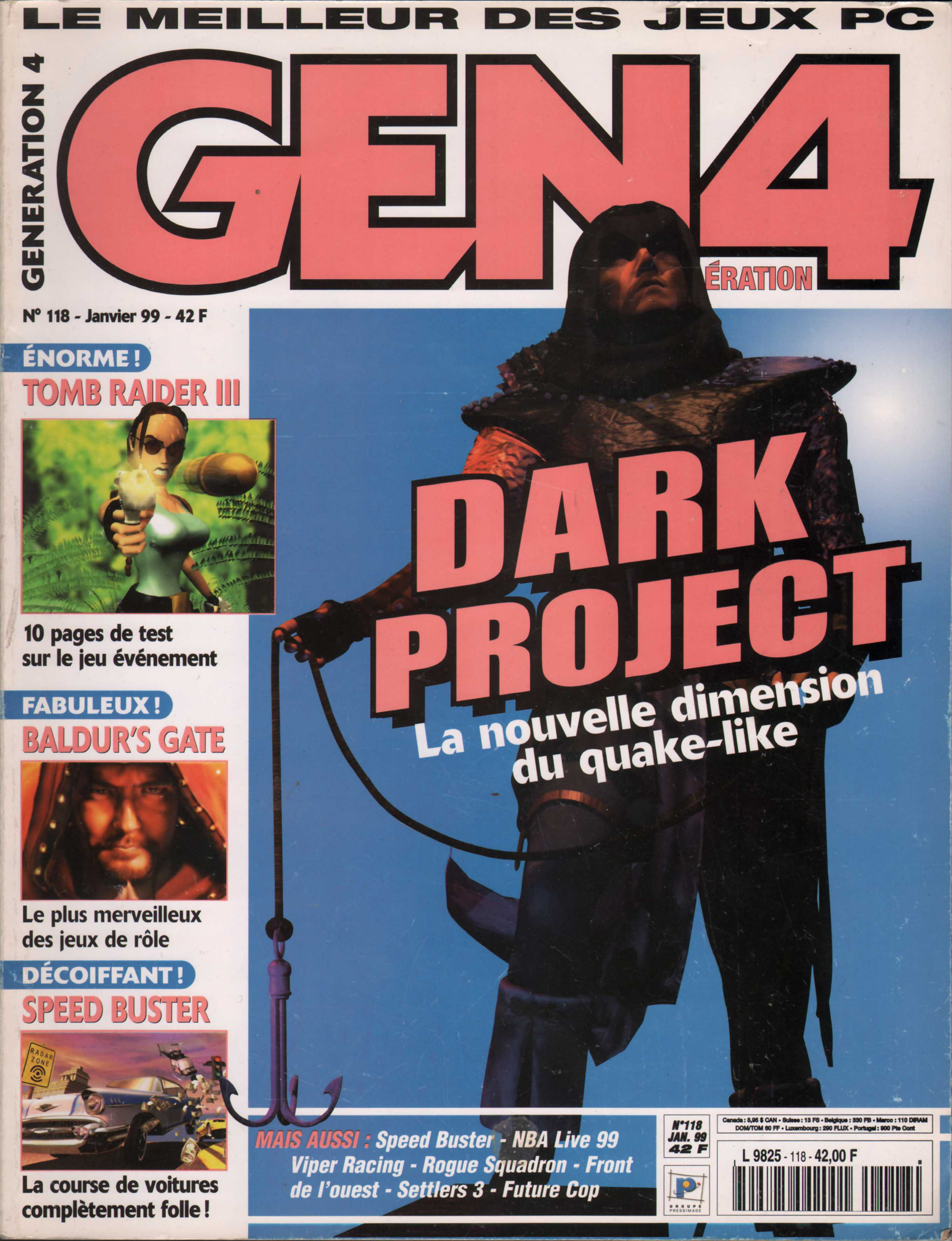 Première page de generation4 numero118