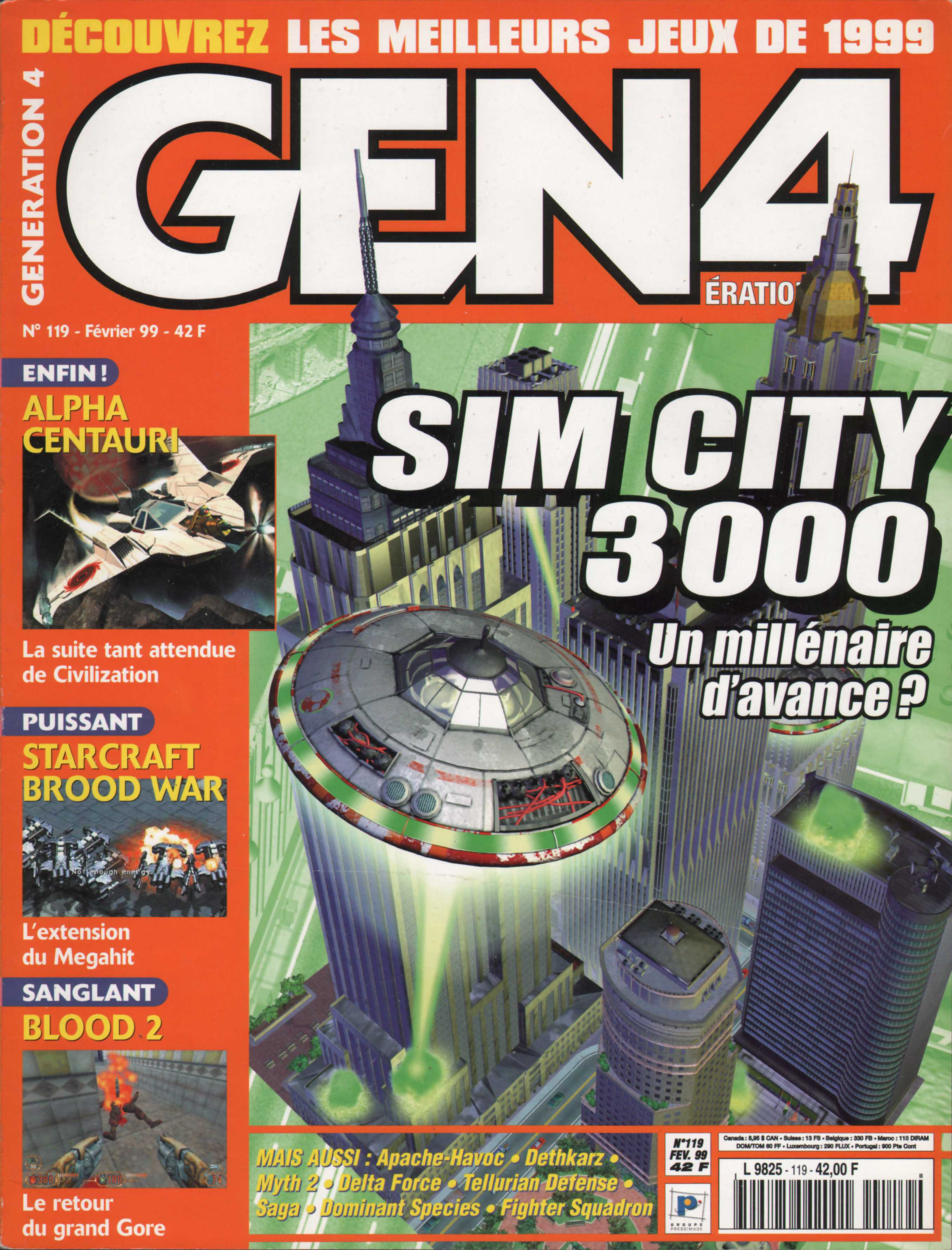 Première page de generation4 numero119