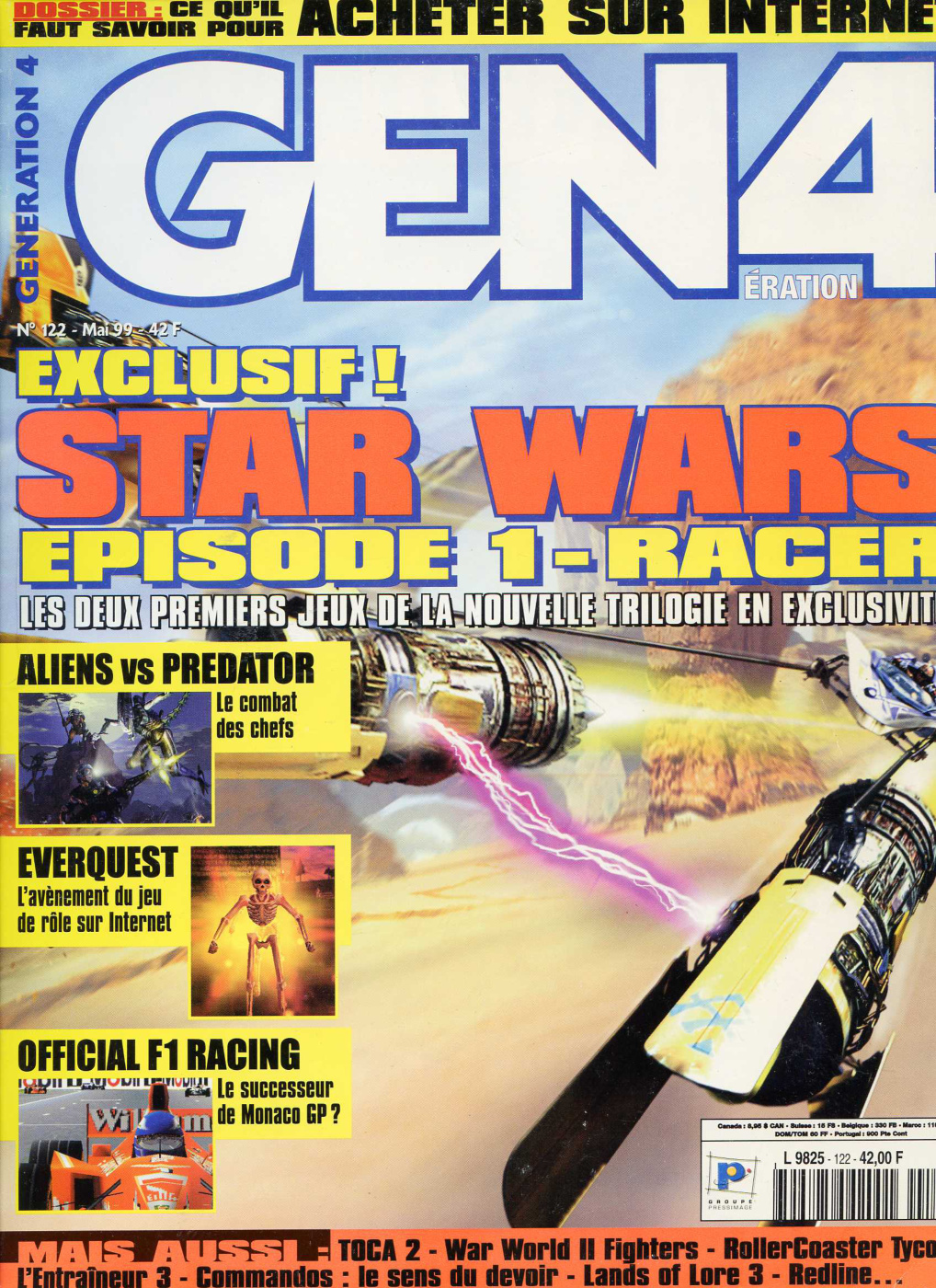Première page de generation4 numero122