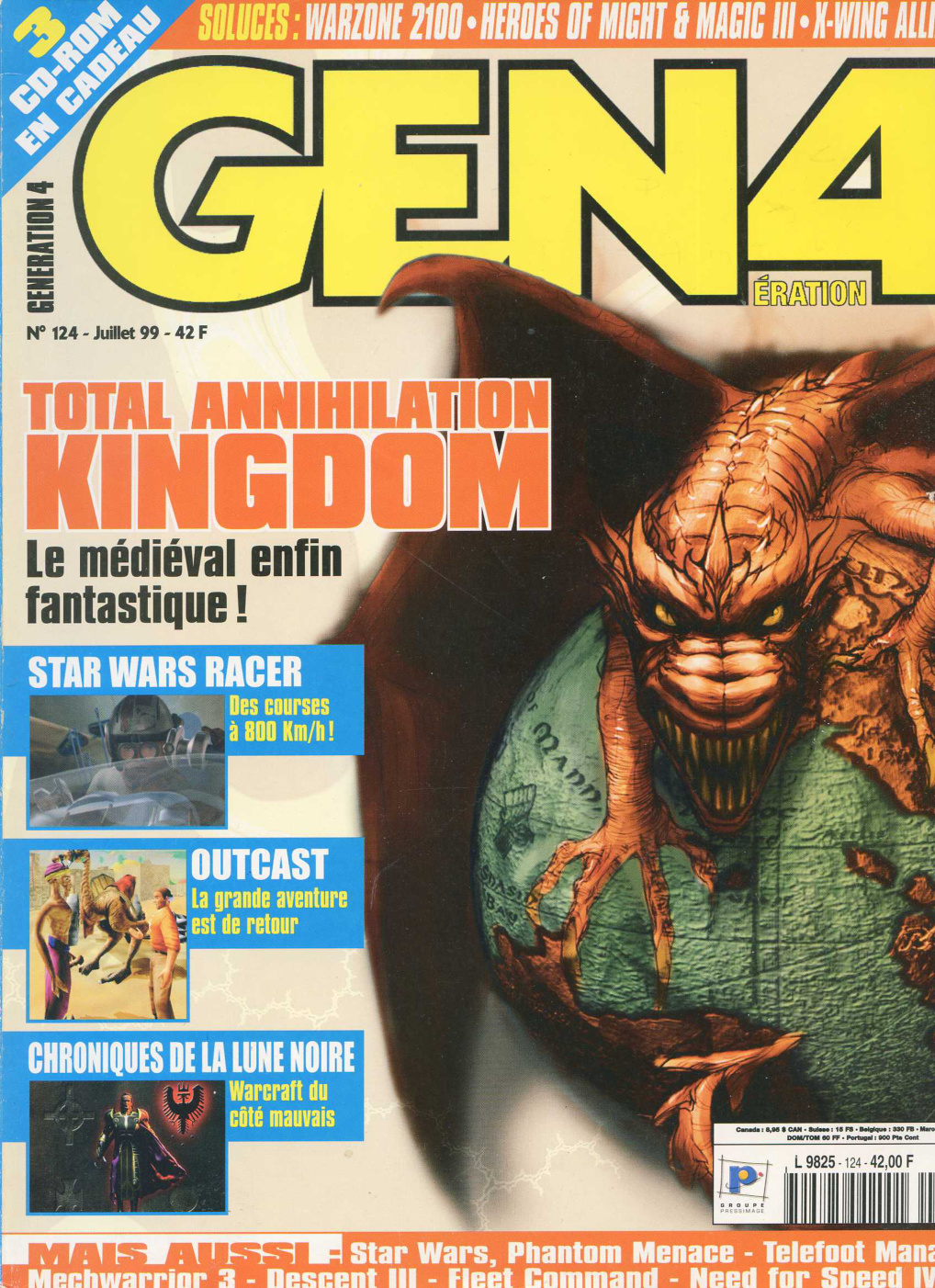 Première page de generation4 numero124