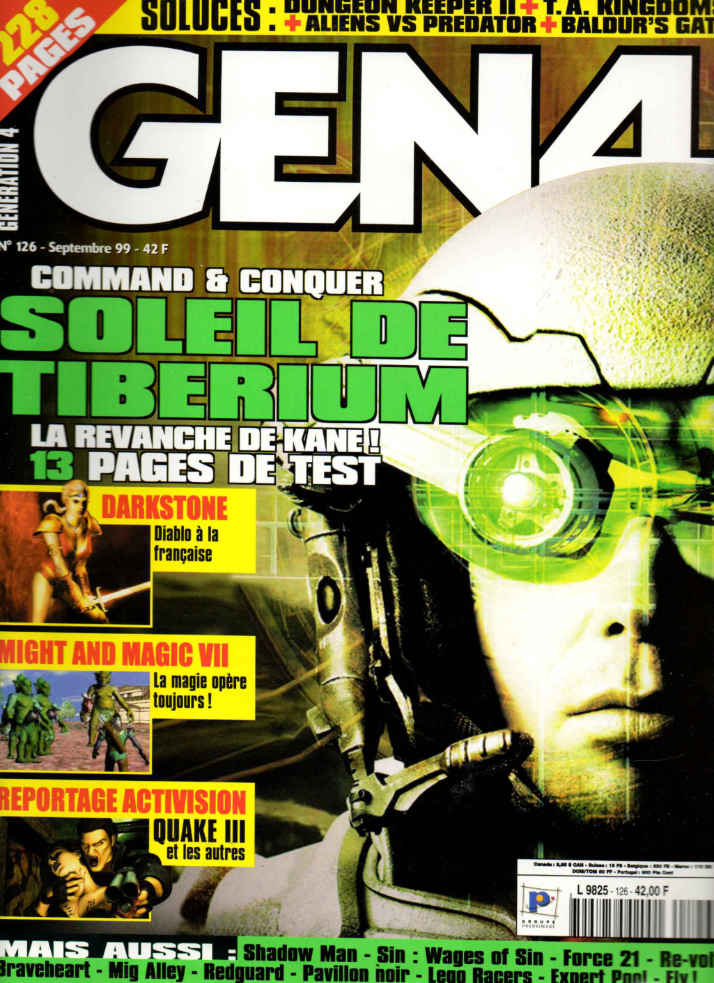 Première page de generation4 numero126