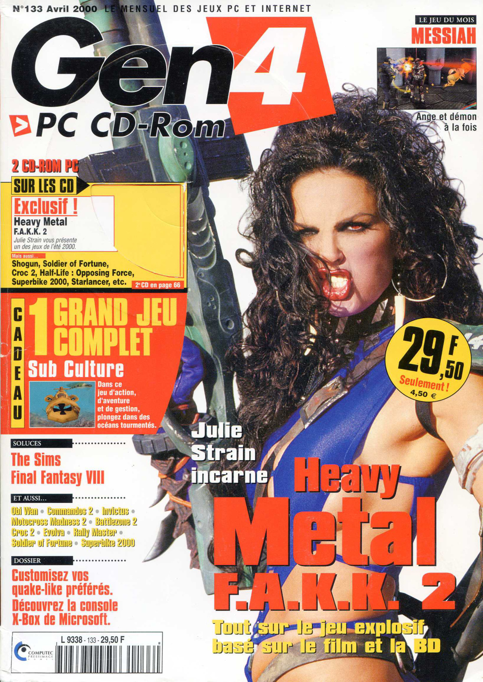 Première page de generation4 numero133