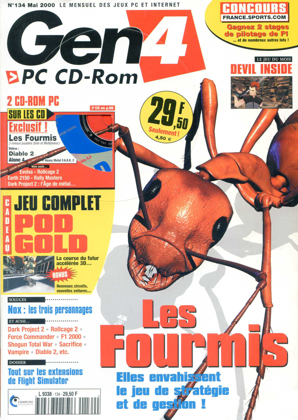 Première page de generation4 numero134