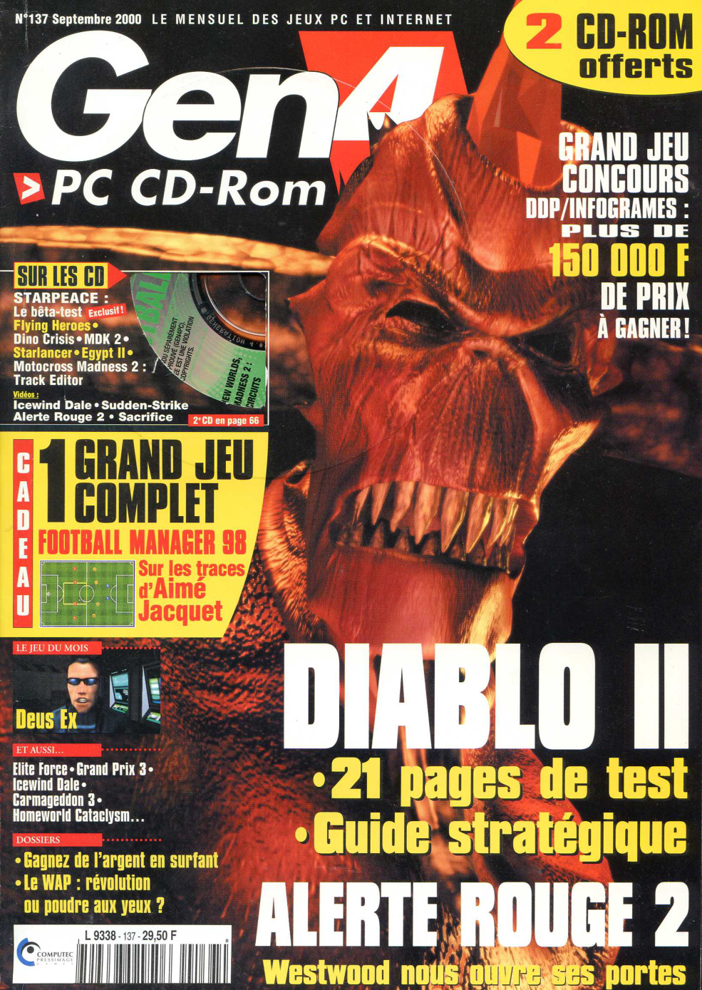 Première page de generation4 numero137
