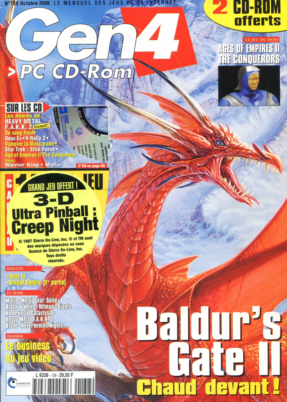 Première page de generation4 numero138