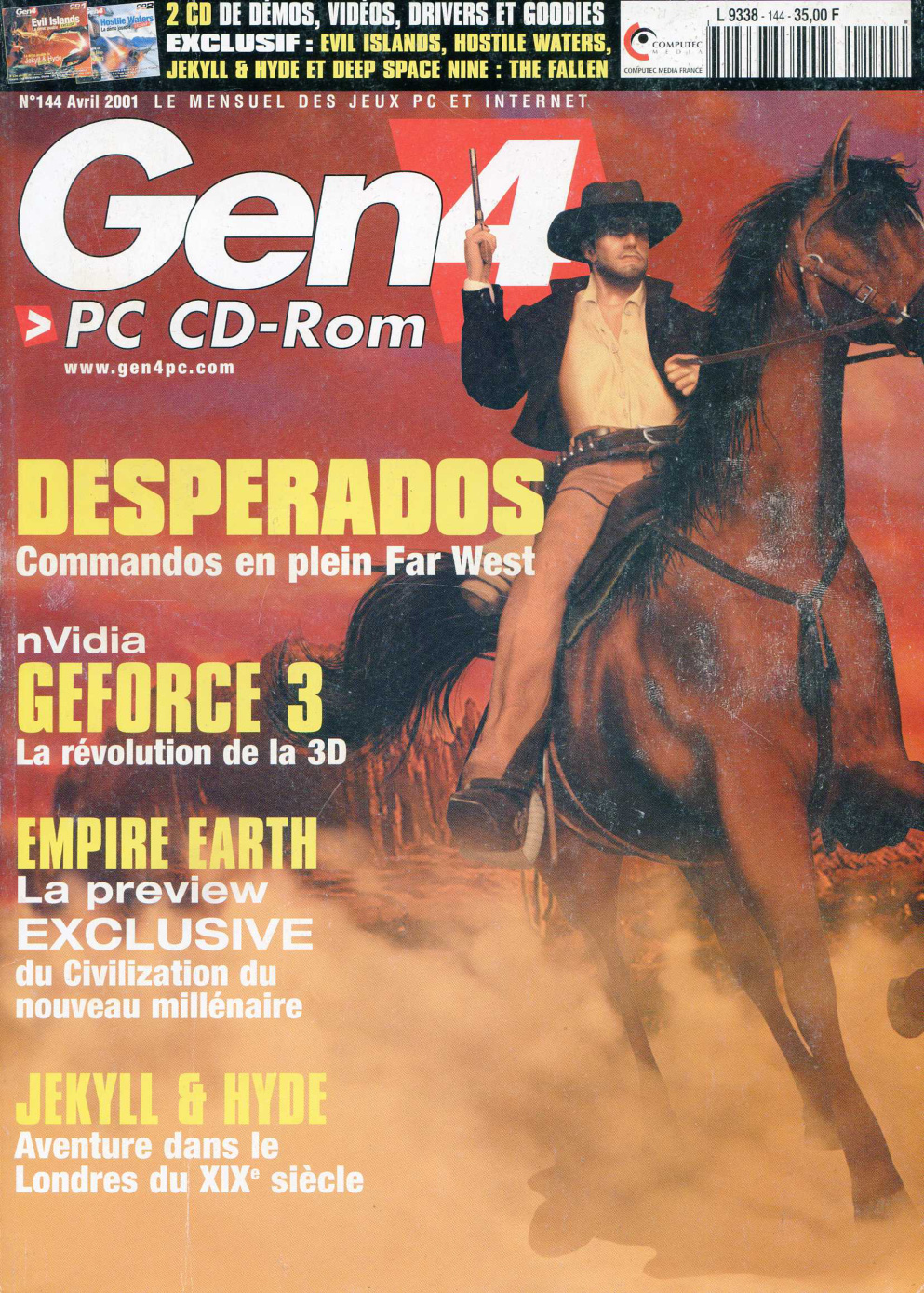 Première page de generation4 numero144