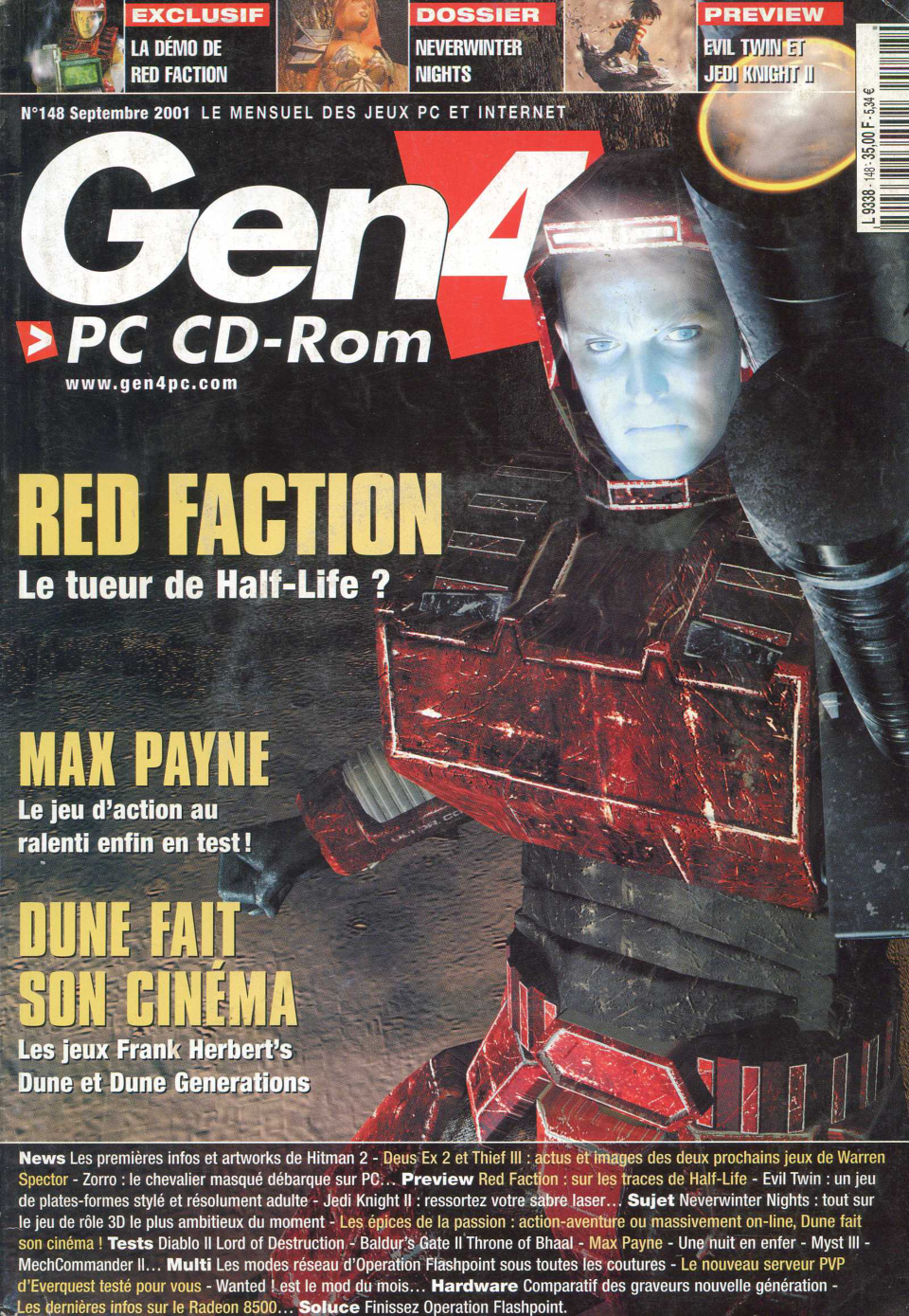 Première page de generation4 numero148