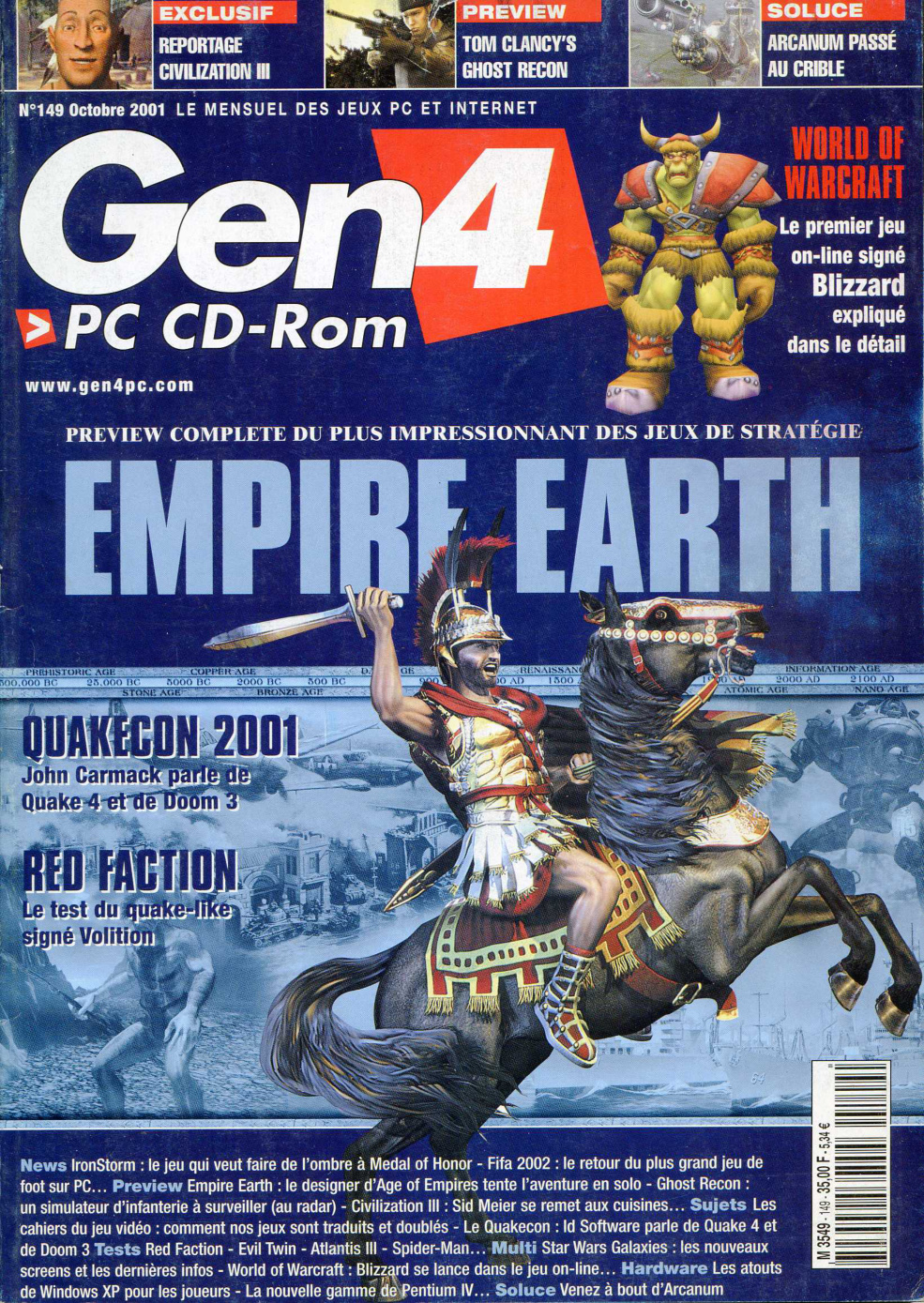 Première page de generation4 numero149
