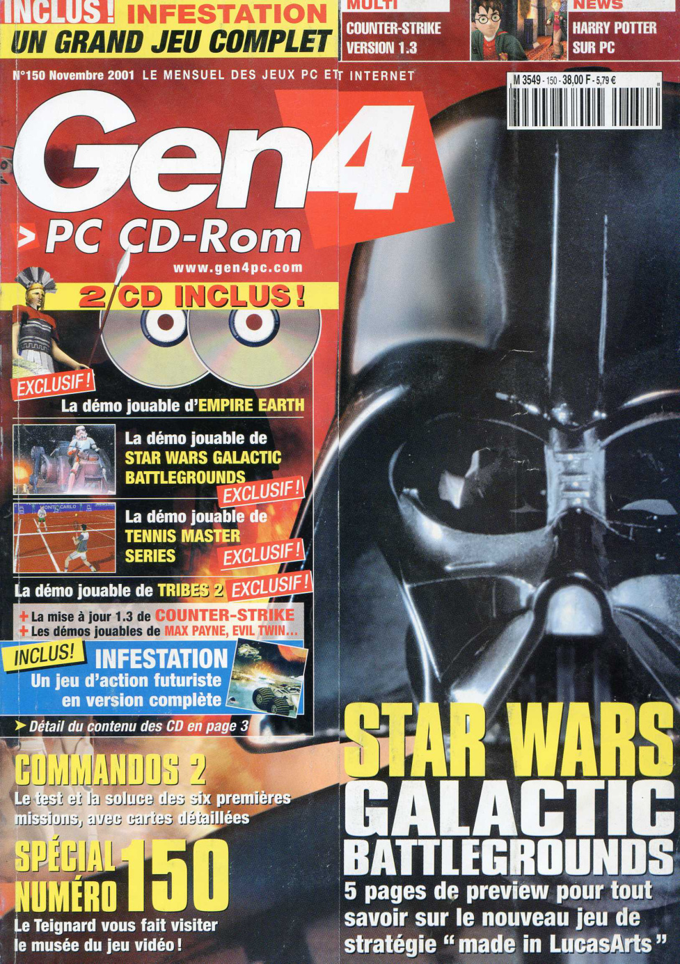 Première page de generation4 numero150