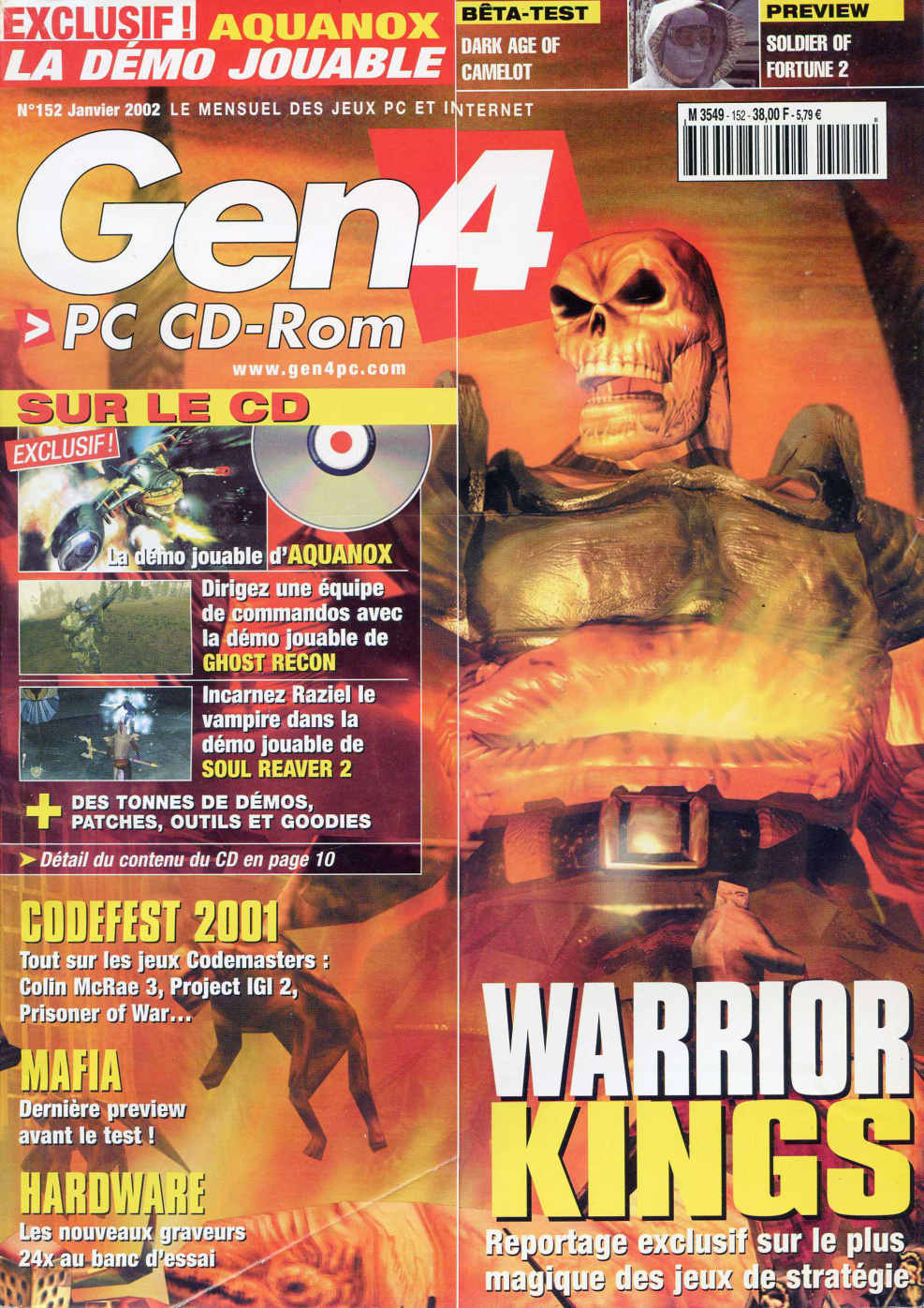Première page de generation4 numero152