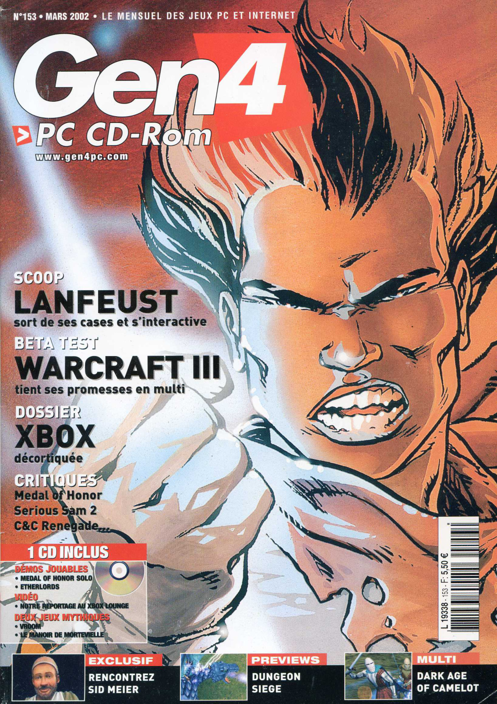 Première page de generation4 numero153