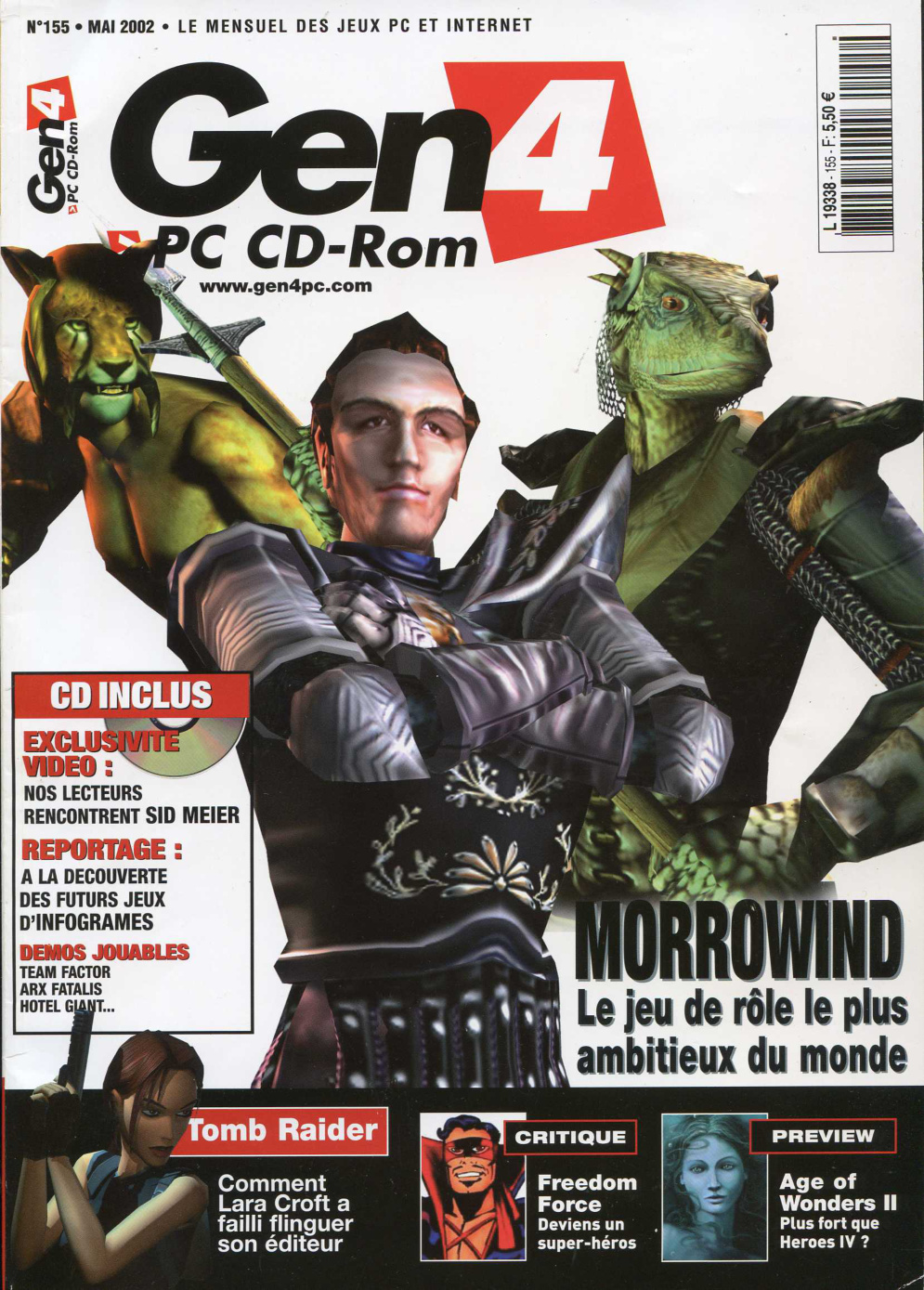 Première page de generation4 numero155