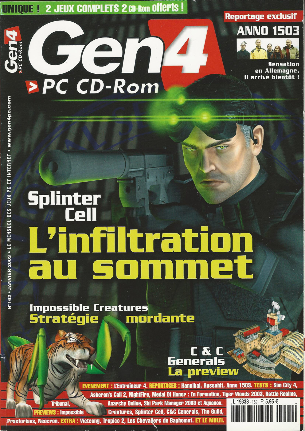 Première page de generation4 numero162