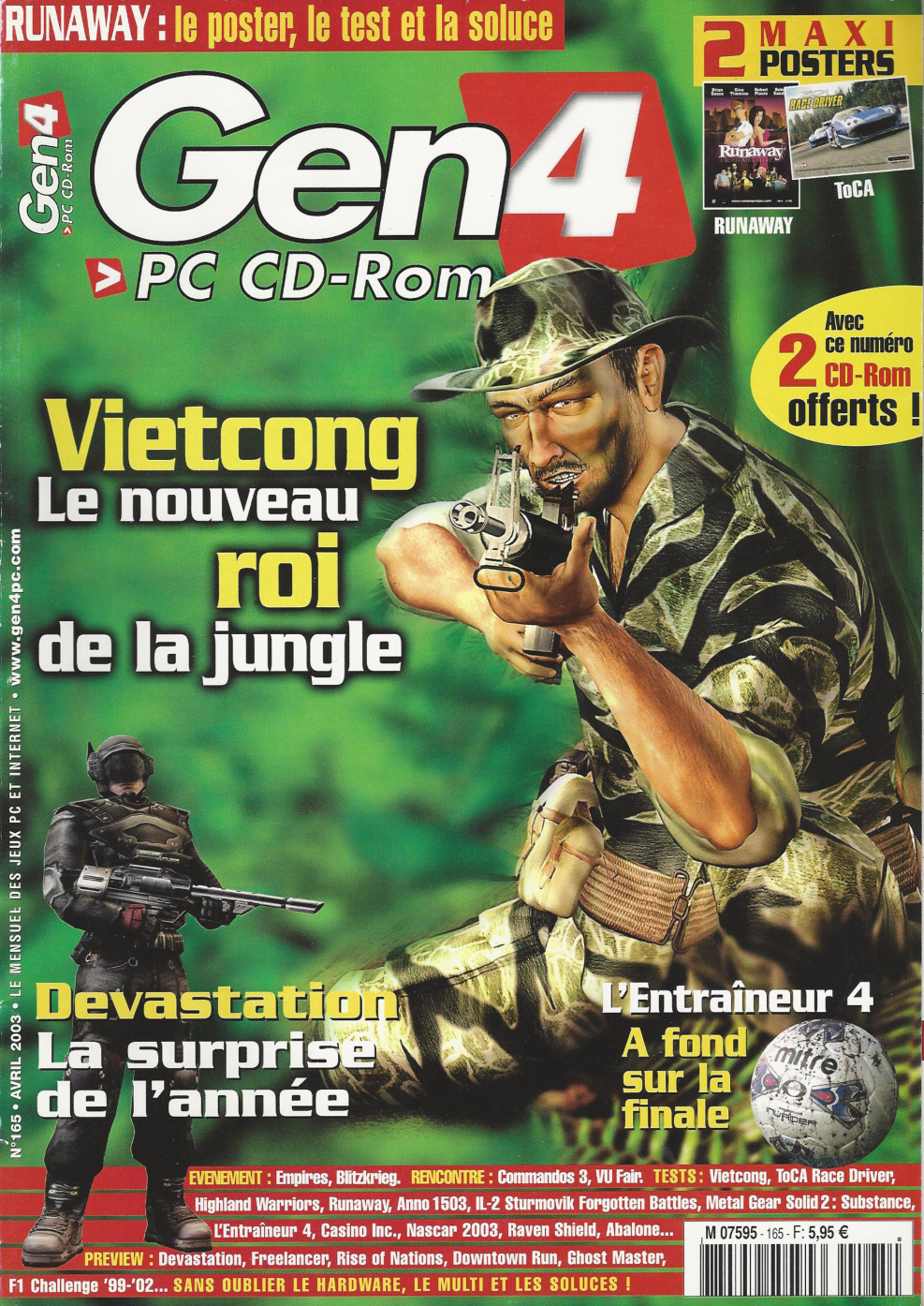 Première page de generation4 numero165