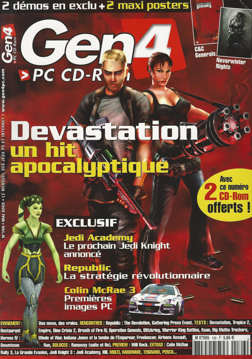 Première page de generation4 numero166