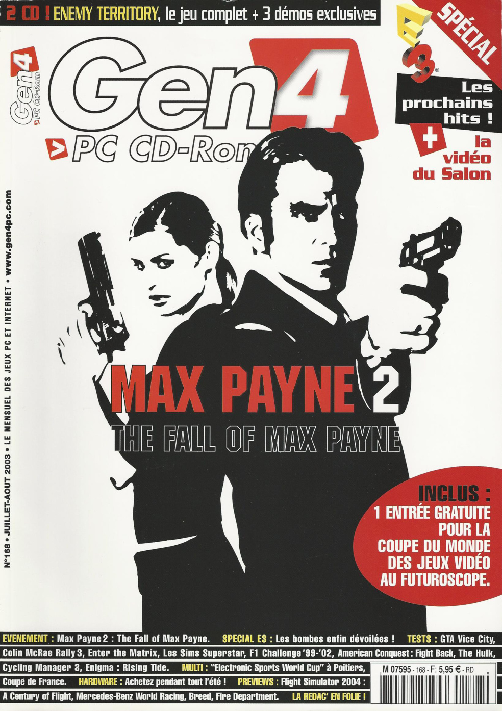 Première page de generation4 numero168
