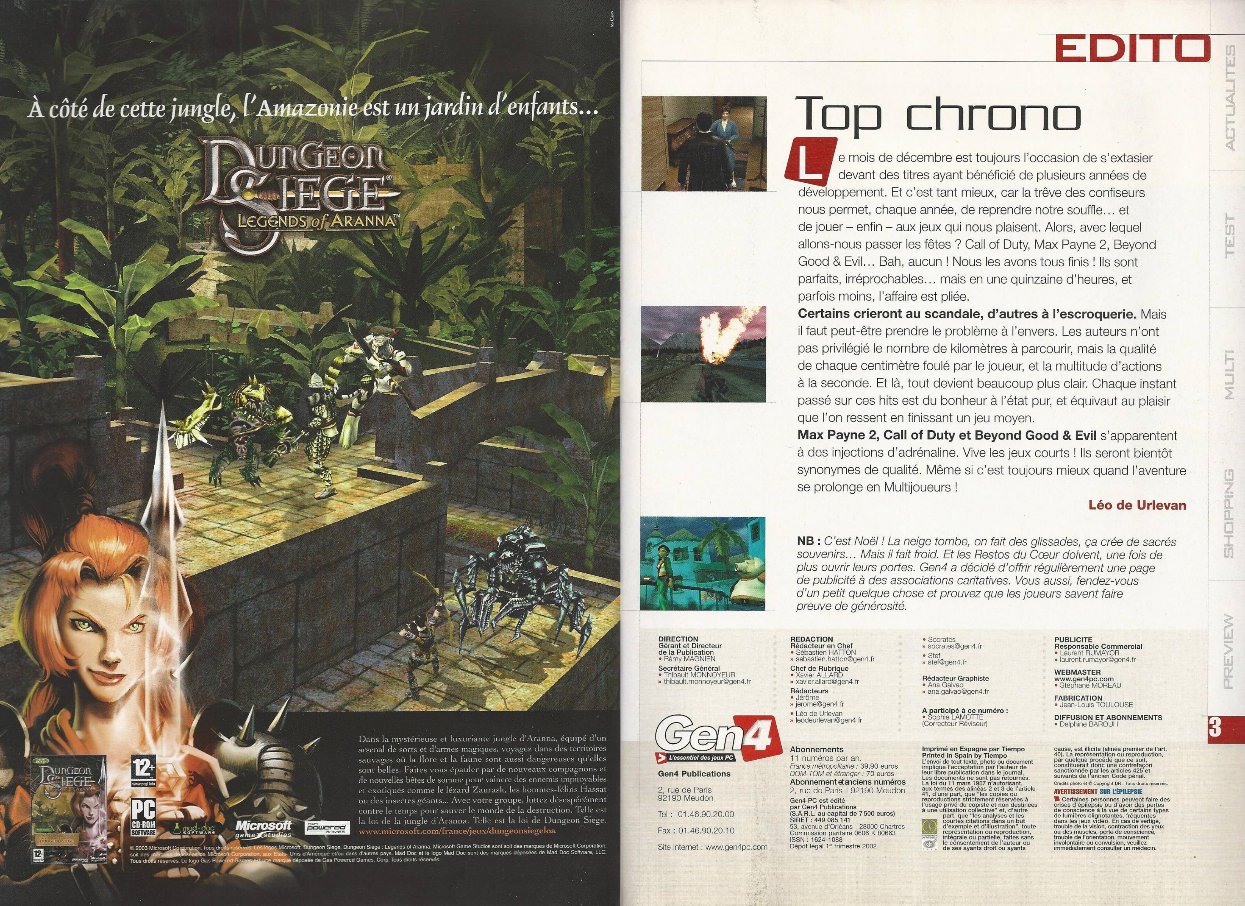 Première page de generation4 numero172