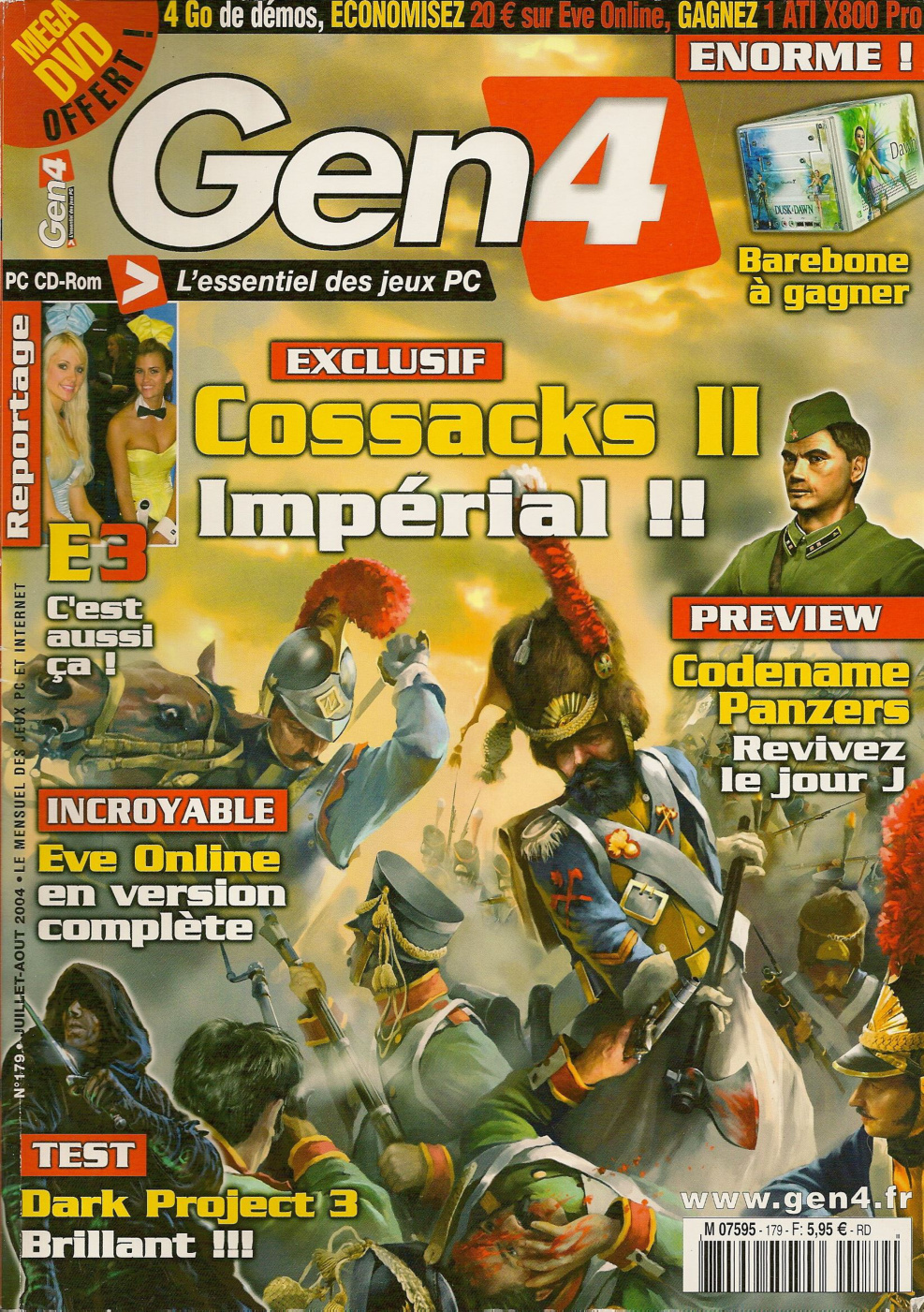 Première page de generation4 numero179