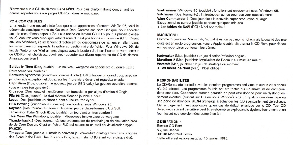 Première page de generation4 numerocd083